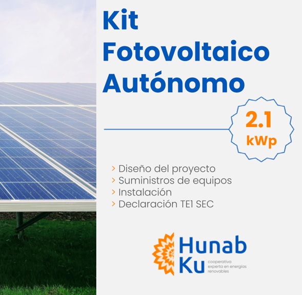 Kit Fotovoltaico Autónomp 2,1 KWp
