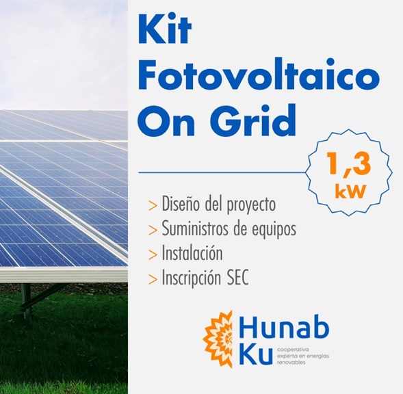 Kit Fotovoltaico On Grid 1,3 KW