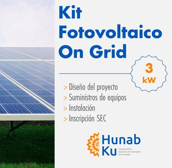 Kit Fotovoltaico On Grid 3 KW